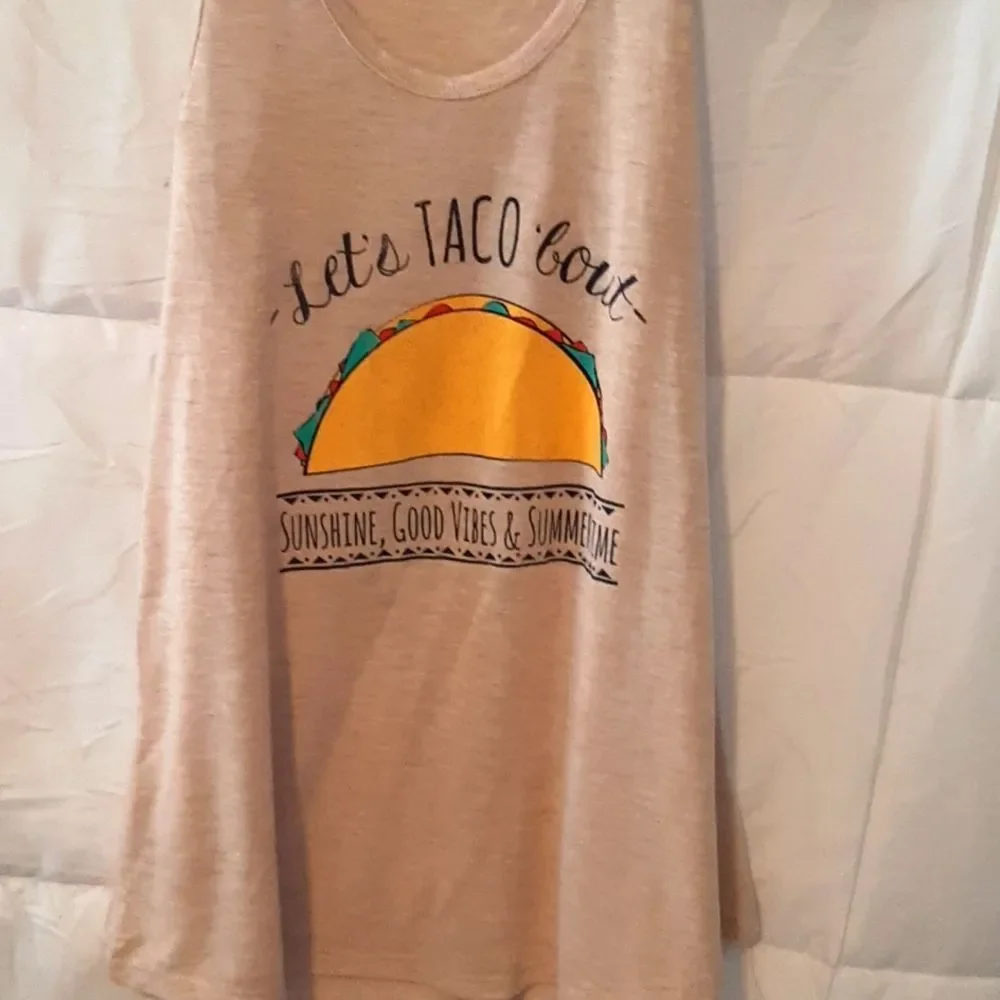 RED CAMEL FLAIRED TANK TOP - Picture 1 of 4